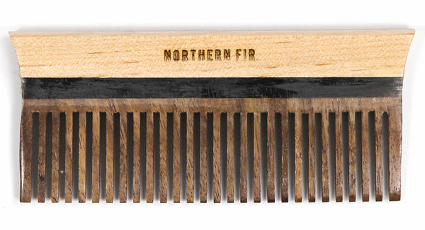 Northern Fir Maple And Walnut Pocket Comb